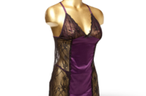 Purple & Black Baby Doll
